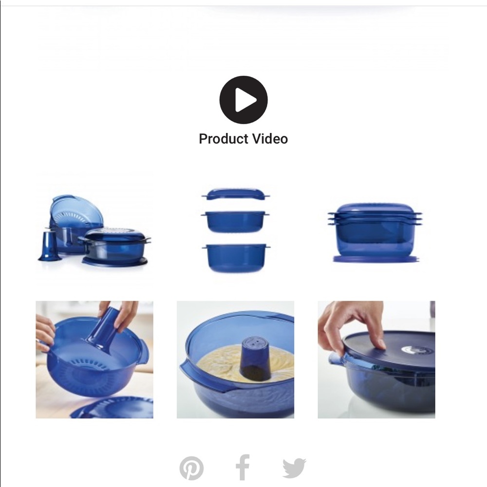 Tupperware Stack, Cook & Serve Solution Set